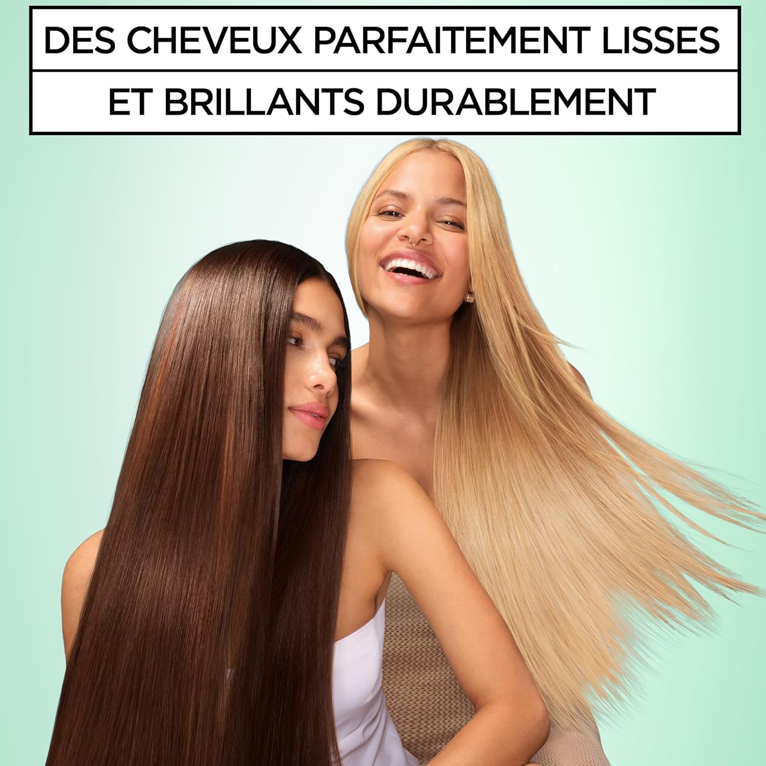 Garnier Fructis - Diamond Liss - 2 produits - Kératine, Argan, anti-frisottis