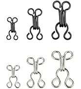 Crochets de Couture Fermeture des Yeux, 12 Paires Couture Crochets et Oeillets Fermeture, Couture...