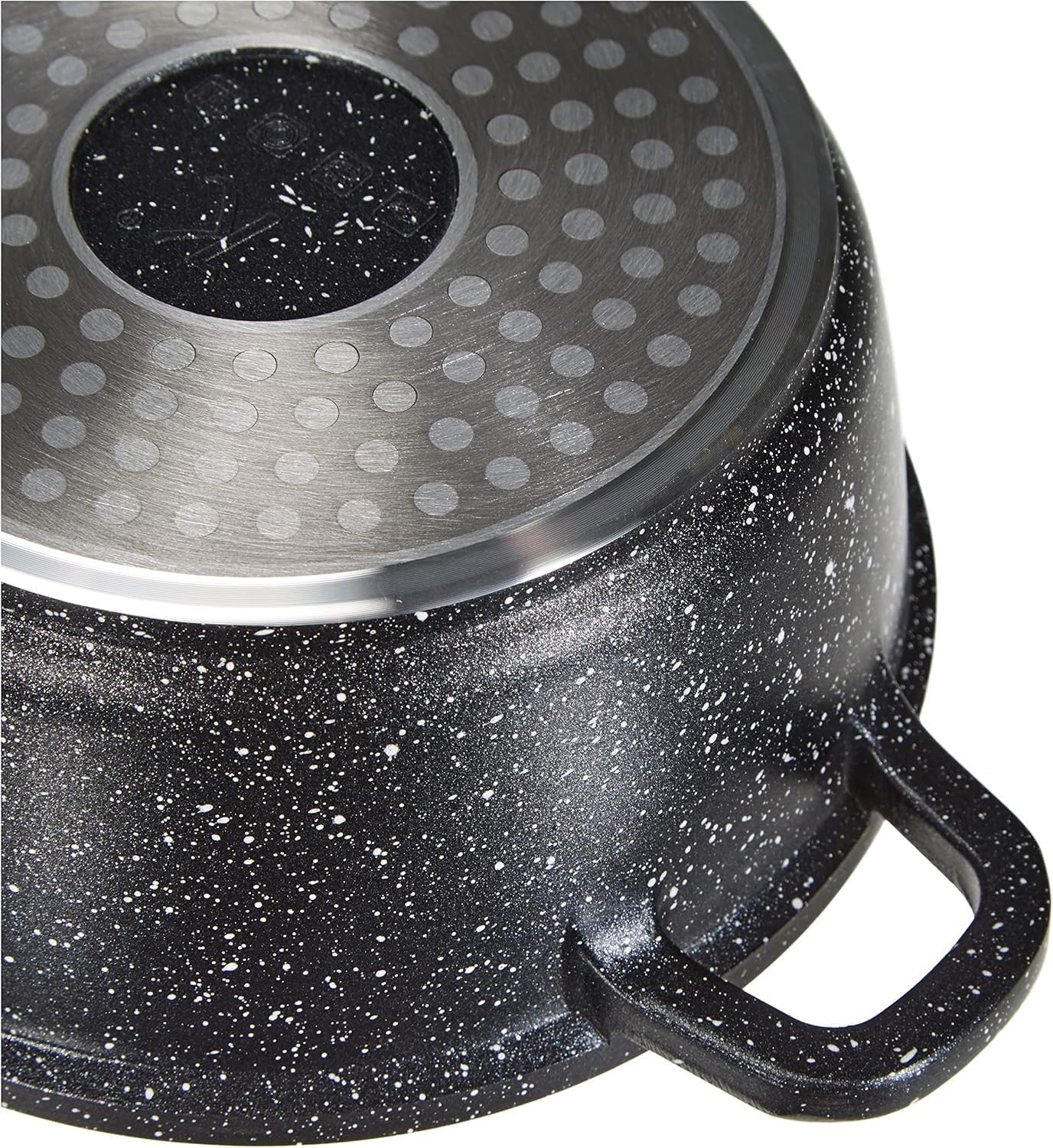 Kamberg - Faitout fonte aluminium 16 cm revêtement pierre, verre, induction - 0008030