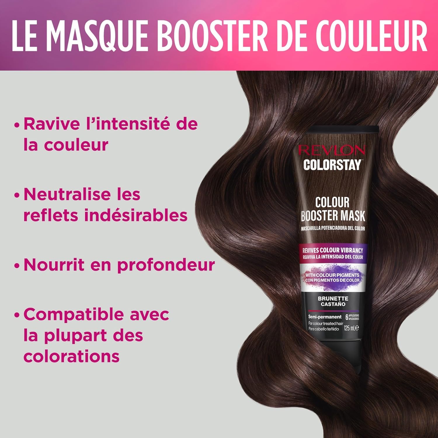 Revlon - Colorstay masque booster couleur 125ml - soin colorant hydratant