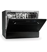 Klarstein Amazonia Mini lave-vaisselle – lave-vaisselle compact, lave-vaisselle de table avec Aquastop,...