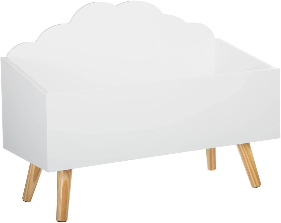 Atmosphera - Coffre Nuage blanc enfant - rangement pratique, compacte