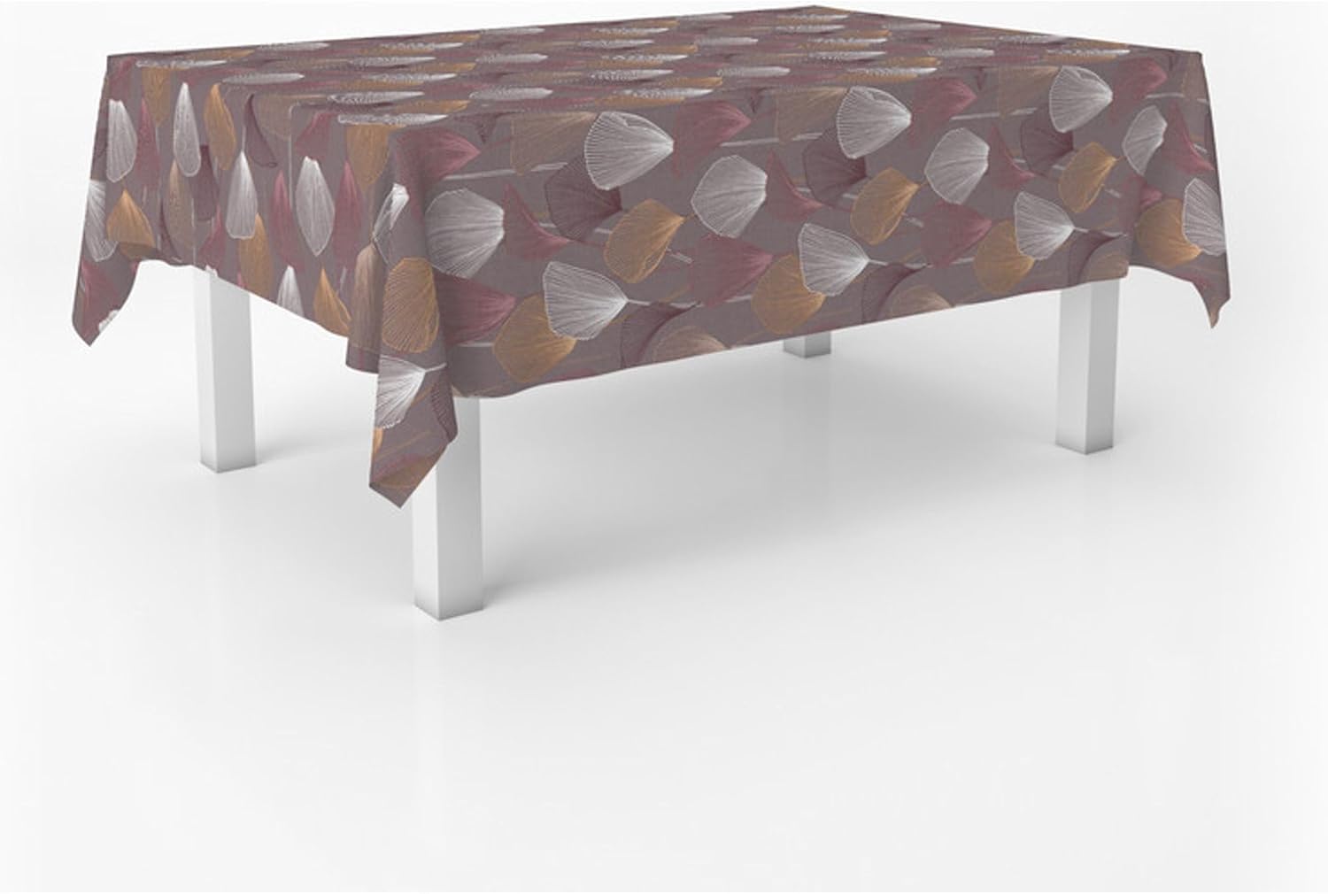 Nappe en toile cirée rectangulaire - 200x140 cm - anti-taches, imperméable, facile d'entretien - DUERO Lilas