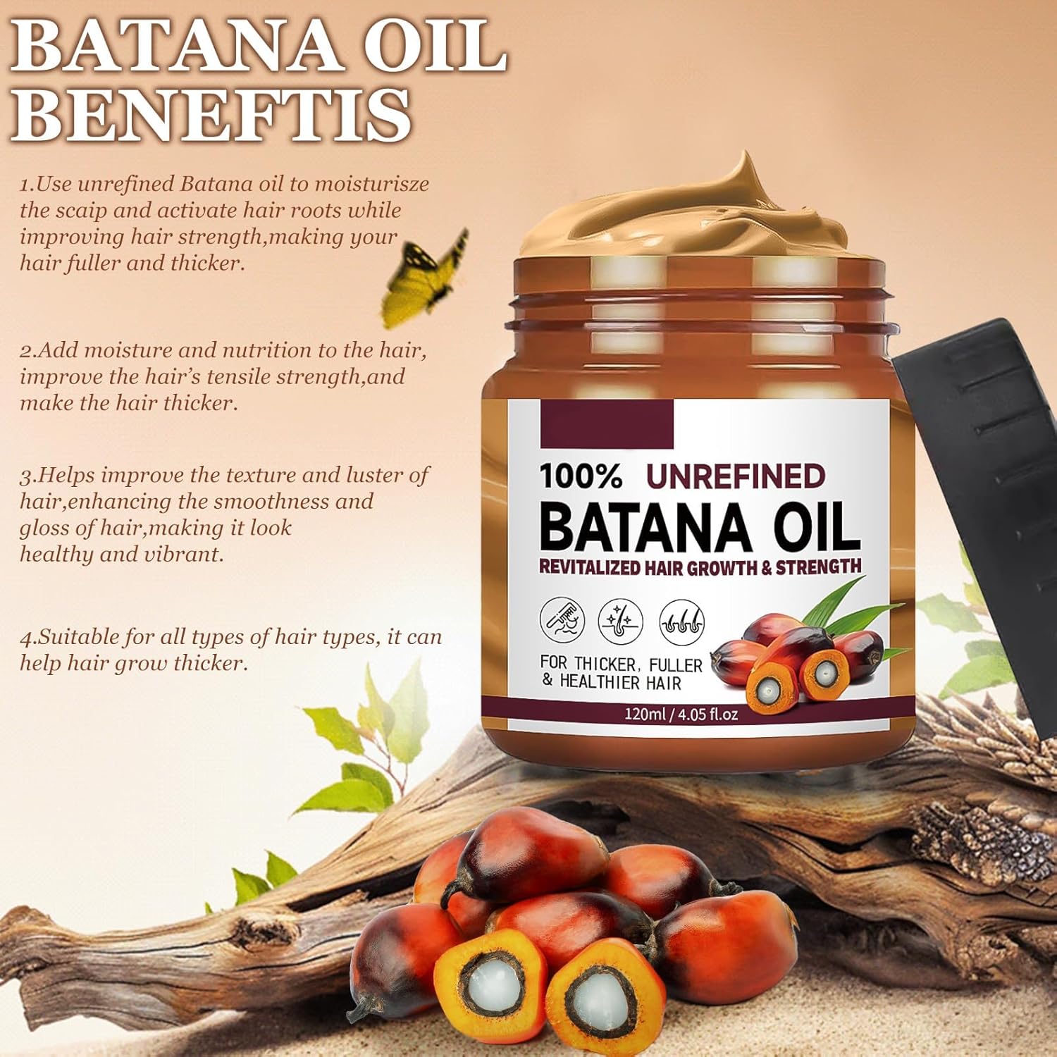 soin cheveux - kit traitement huile 3 pièces - croissance intense