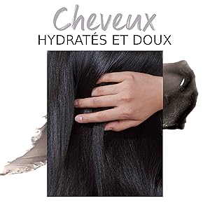 Cheveux hydratés et doux