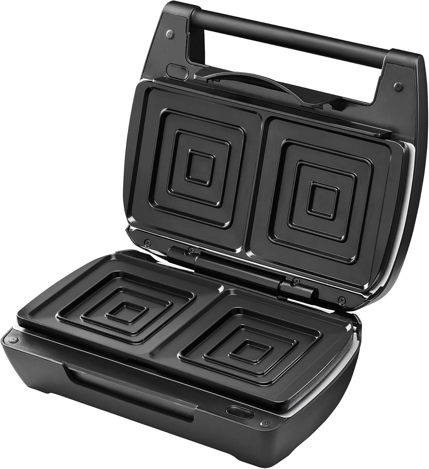 LAGRANGE - Gaufrier Mini Maxi - 120x120mm - 900W, multifonction, plaques faciles à nettoyer, 028662