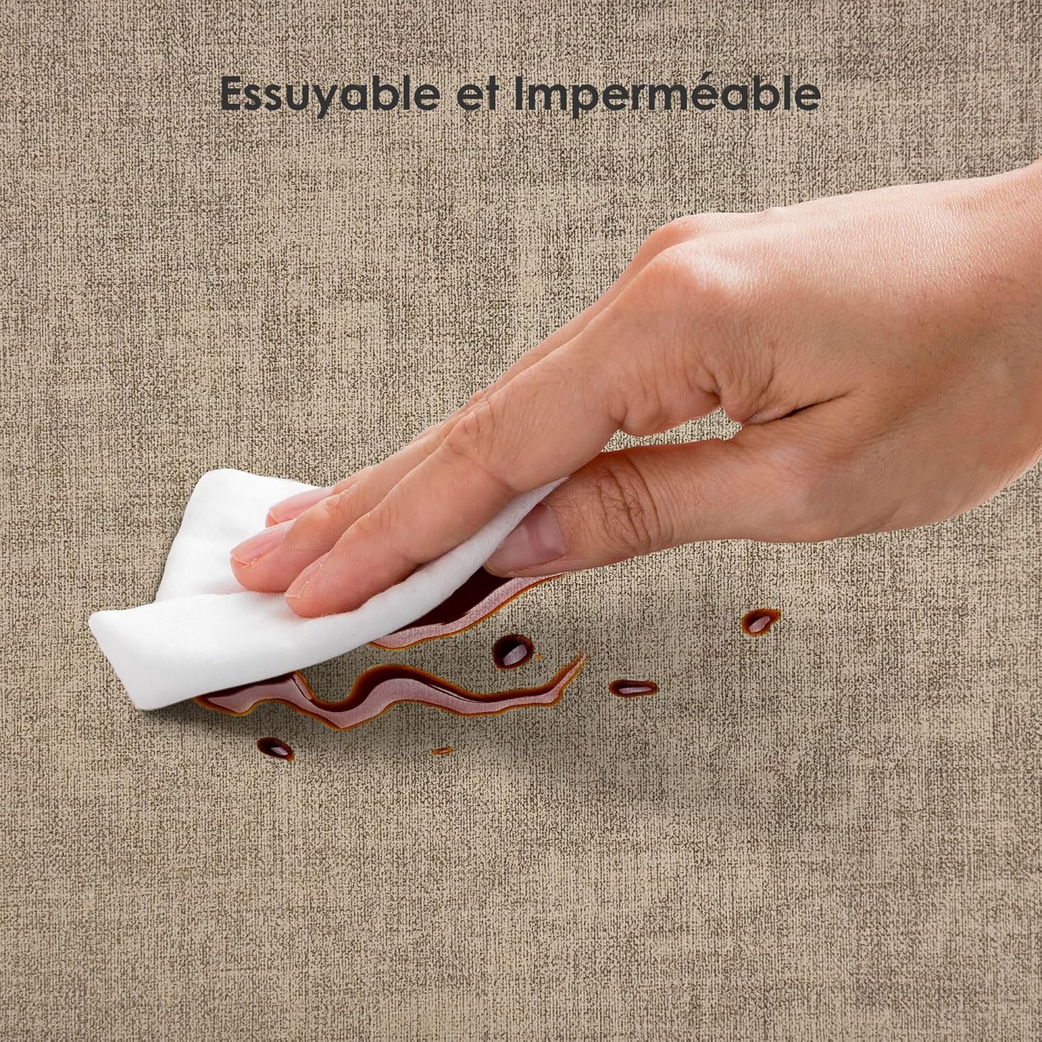 KitchenBoss - Set de table double face - 43x30cm - lavable, antidérapant, résistant chaleur