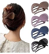 Kavya Grandes pinces à cheveux noires pour femme