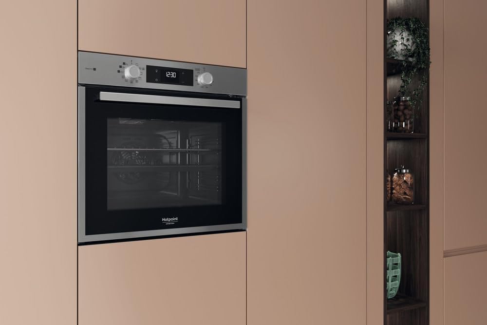 Hotpoint - Four Série 854PSX - 71L, pyrolyse, inox, A++ - HAO854PSX