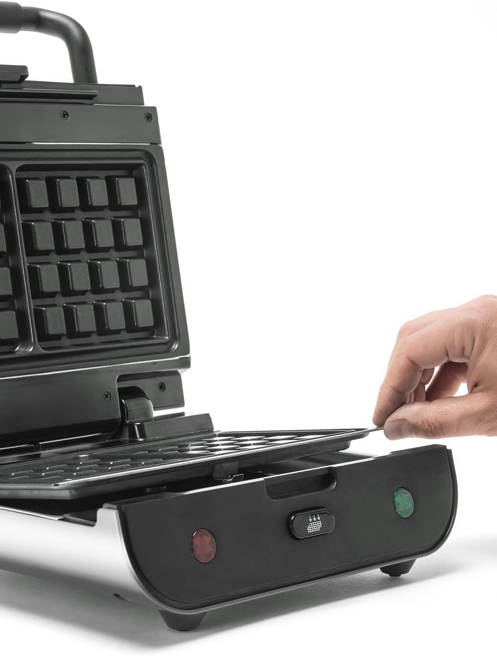 SENYA - Gaufrier 3 en 1 - compact - plaques antiadhésives, rangement facile