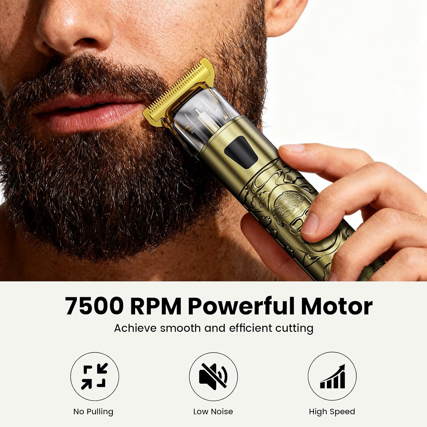 Yineel - Tondeuse HC100 - lame T, écran LCD, Type-C, précision, HC100