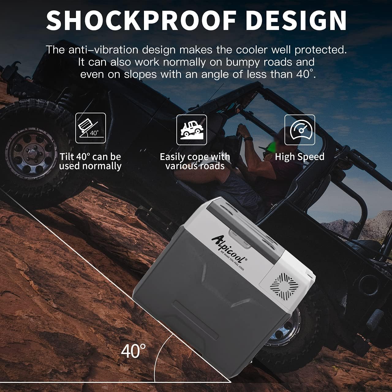 Alpicool - CX50 - 50L - Frigo portable, compression, maison, camping CX50