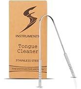 Grattoir à langue en acier inoxydable pour restaurer le goût du goût en forme de U, outil de nettoyage de langue pour réduire la mauvaise haleine Trea...