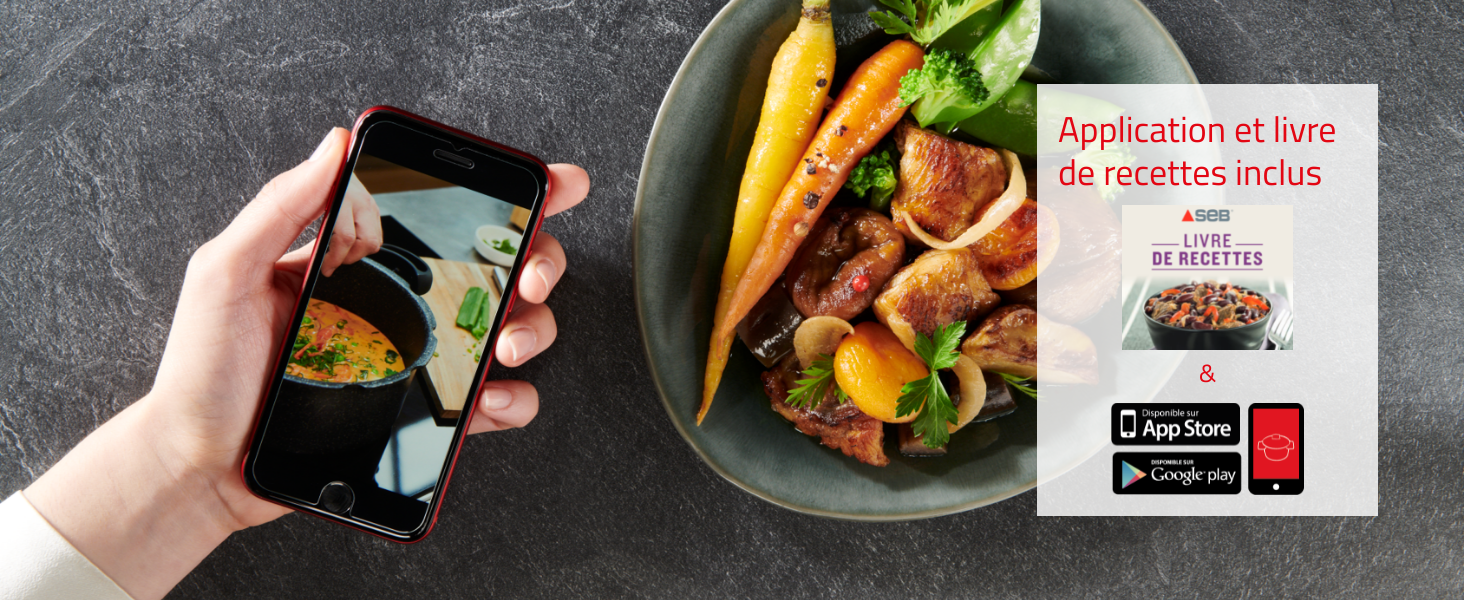 Clipso minut' Easy + App mobile et livre de recettes inclus P4900716 P4904816 P4904916 