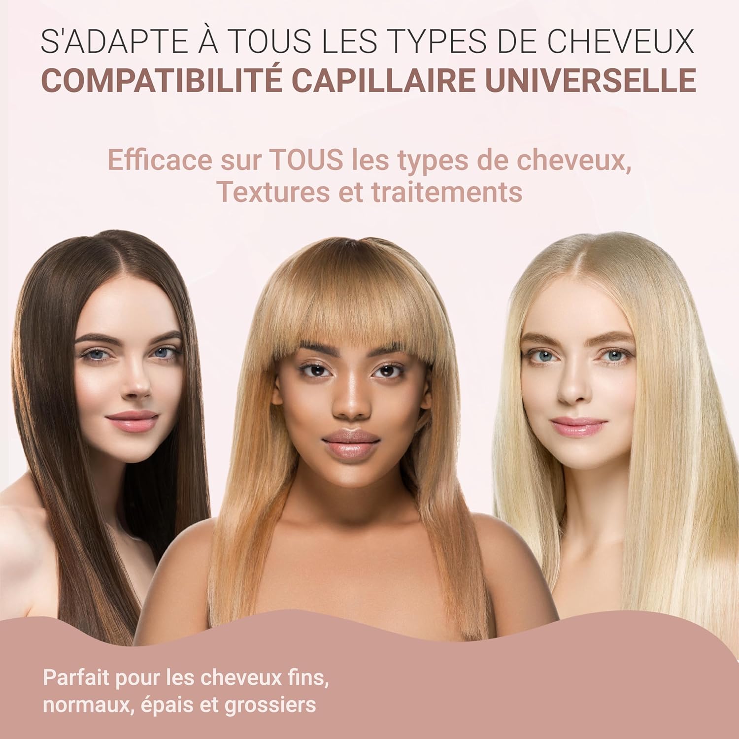 Golden Curl - Gold Control - lisseur/boucleur 2 en 1 - garantie 5 ans, température réglable