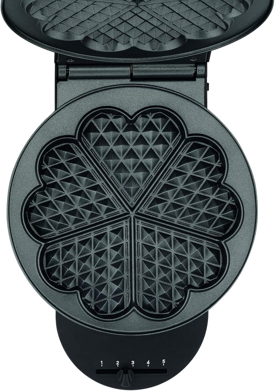 Tefal – Gaufrier cœur, plaques antiadhésives, 1000W, WM310D