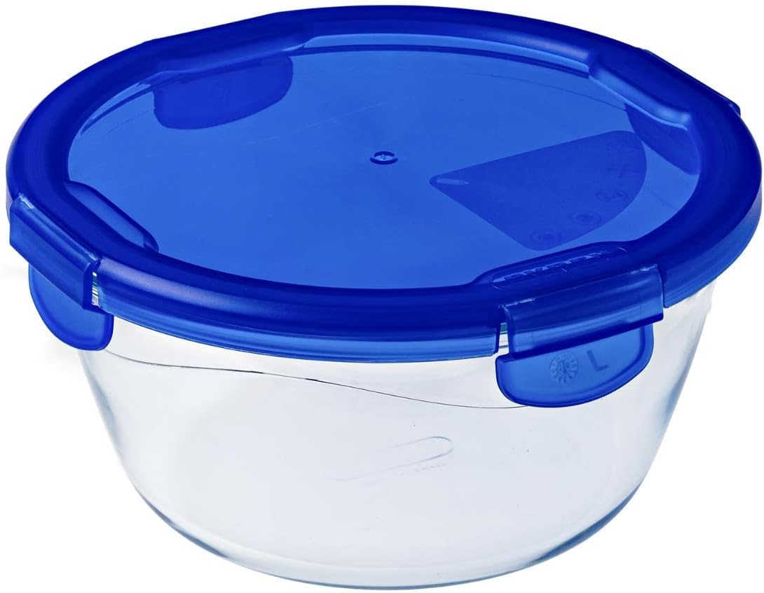 Pyrex - Cook & Go - boîte ronde 15 cm - verre, couvercle hermétique