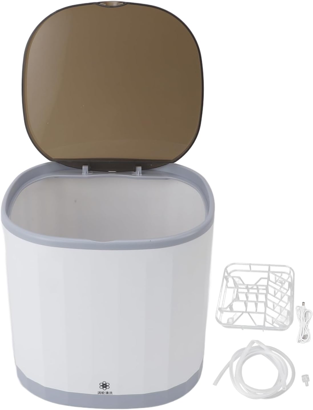 Lave-vaisselle de comptoir - mini portable 4L USB rechargeable - porte-gobelet interne