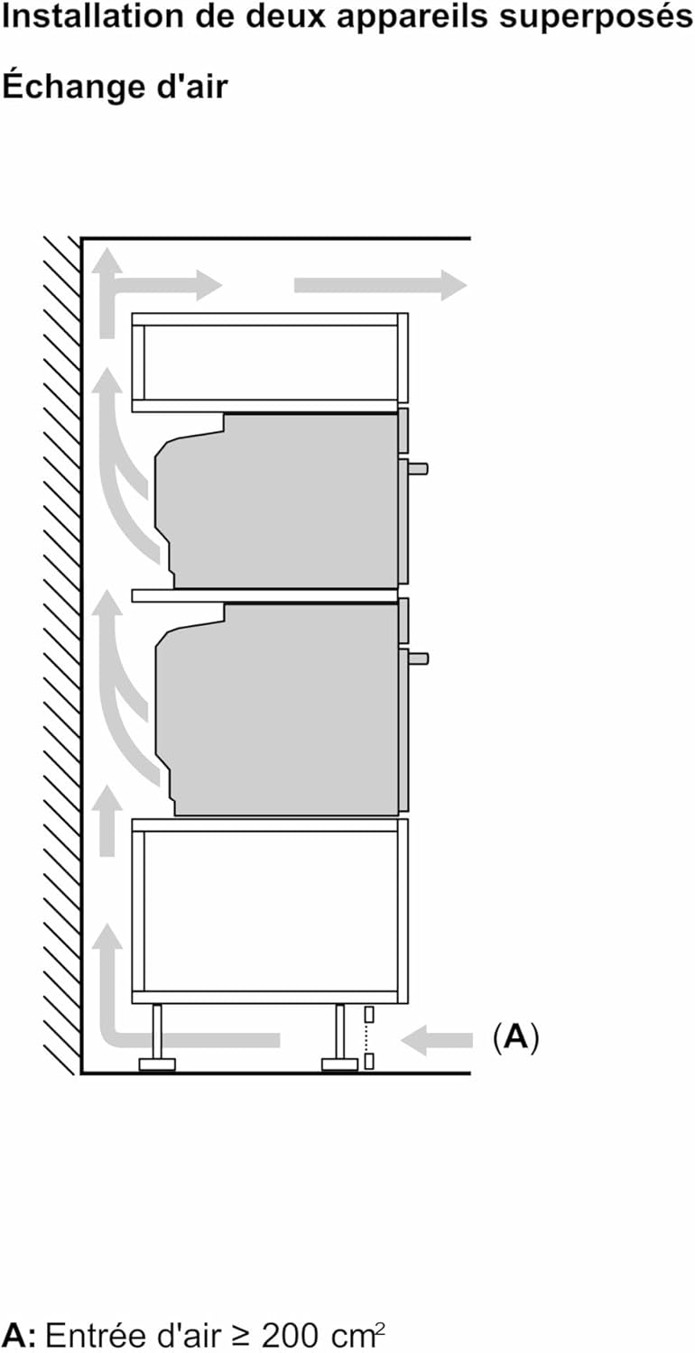 Bosch - Four encastrable Série 8 - noir - multifonction, grande capacité, HRG7764B1