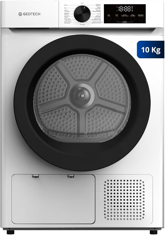 GEDTECH - SLHPE - sèche-linge pompe à chaleur 10kg 16 programmes L60cm SLHPE