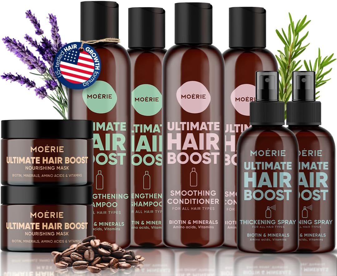 Moerie - Mega Pack Soin Cheveux - vegan, sans silicone, volumisant