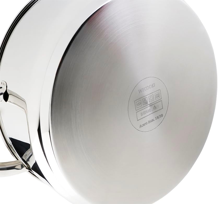 Wecook - casserole inox 18/10 - Ø12cm - bec verseur, graduation, 0,7L, induction