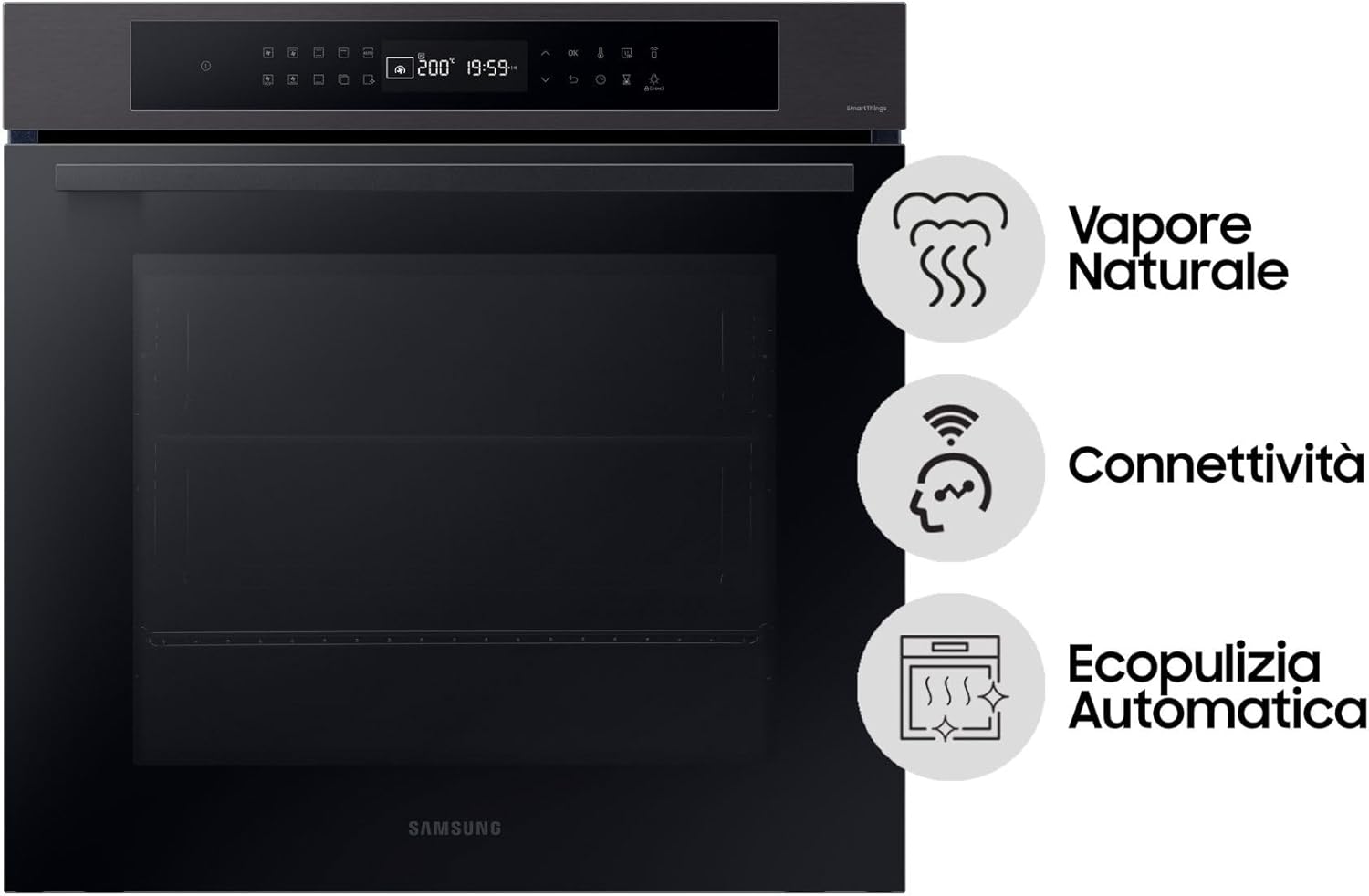 Samsung - Four série NV7000 - 76L, multifonction, classe A+, noir - NV7B4040VBB