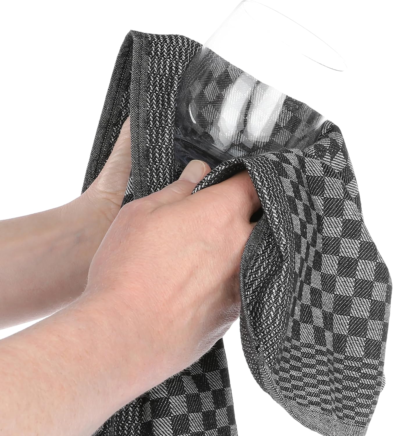 Vaily - lot de 10 torchons - 70x45 cm - coton absorbant, Oeko-Tex