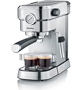 Machine à expresso SEVERIN "Espresa Plus", machine porte-filtres avec 3 inserts, cafetière avec medium...