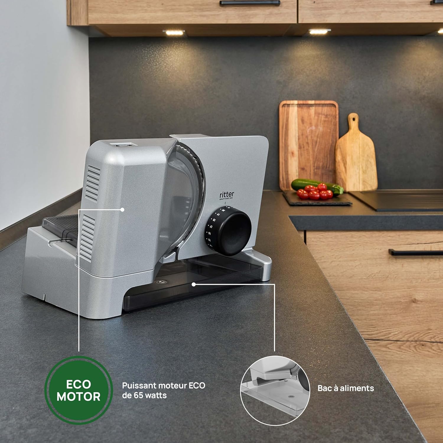 Ritter - Trancheuse E 16 Duo Plus - compacte - moteur ECO, fabrication allemande