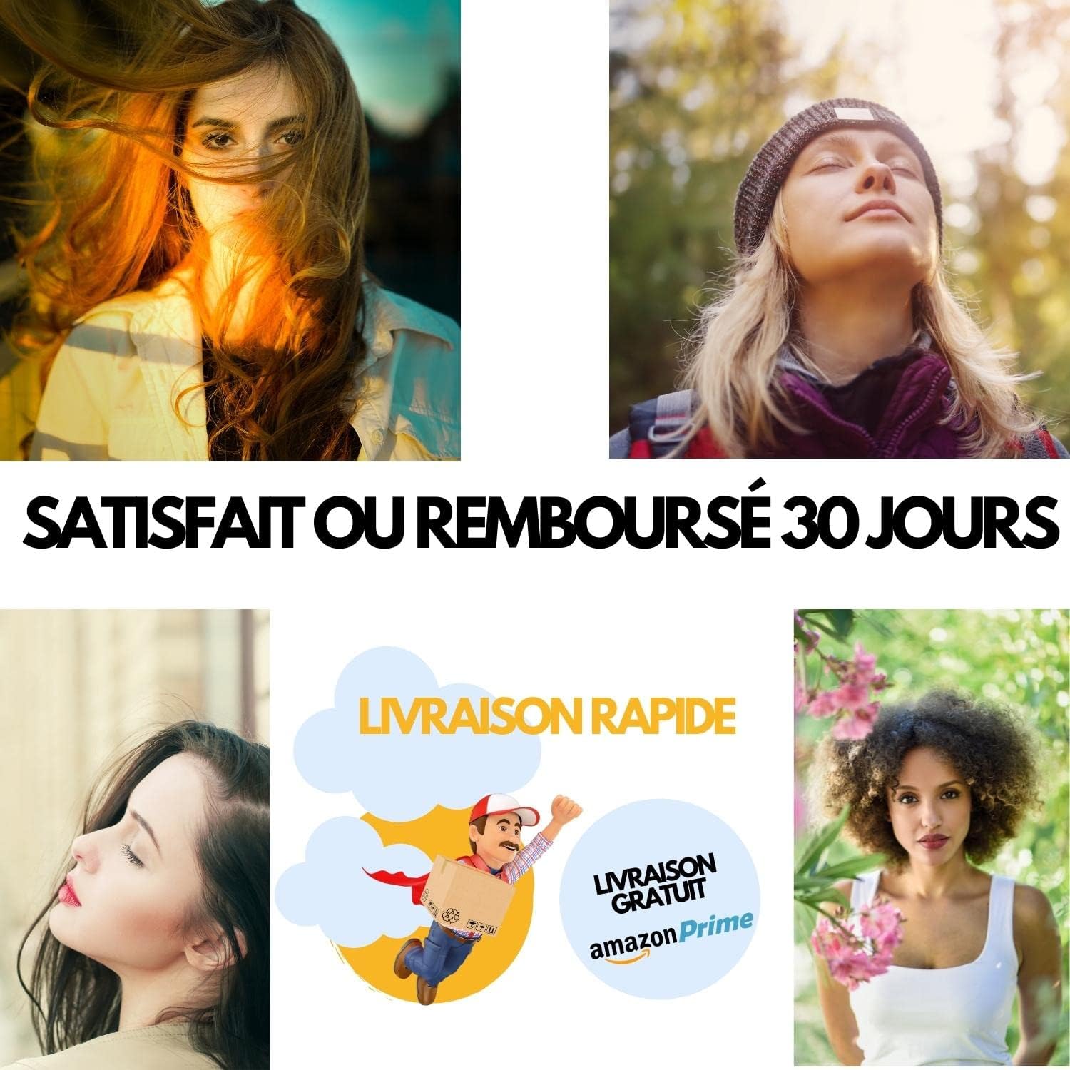 Brosse à Cheveux - Démêlante sanglier/nylon - anti-casse, anti-statique, tous types