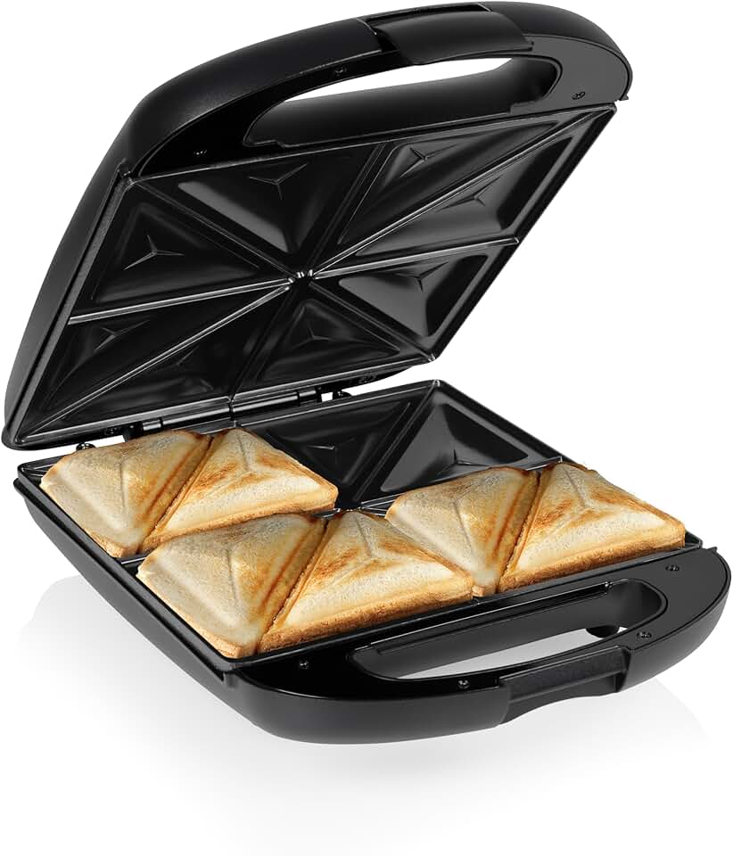 Tristar - Sandwich Maker XL - 4 sandwiches, antiadhésif, 1500W, SA-3069