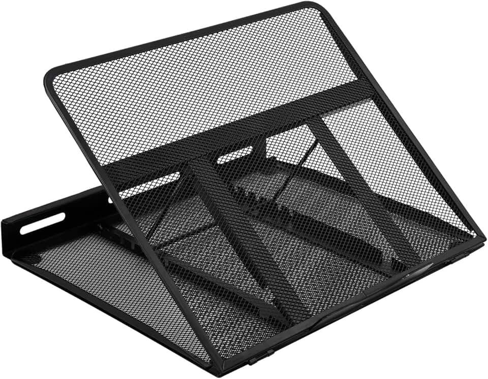 mx-dealz Basics - support ordinateur portable série ergonomique - 33x28.7x18.5 cm - réglable ventilé 17.3 pouces