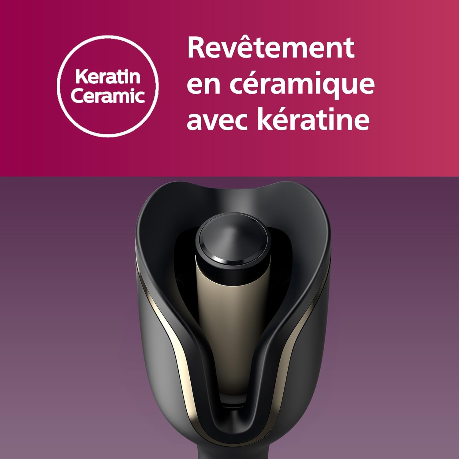 Philips - série 8000 - boucleur automatique, 27 styles, noir - BHB876/00