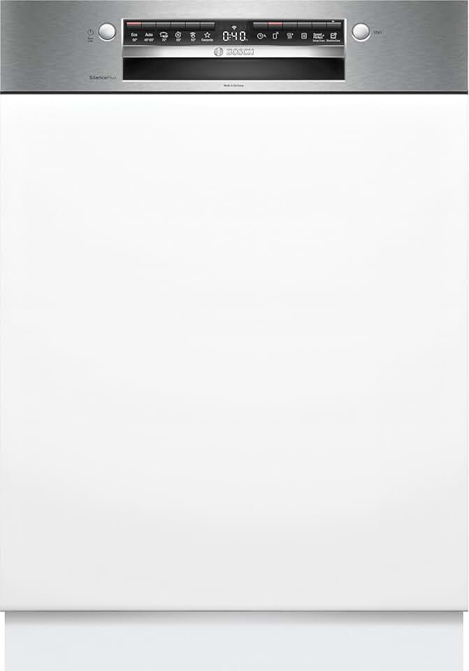 Bosch - Série 4 - 60 cm - Lave-vaisselle encastrable acier brossé - SMI4HCS07E