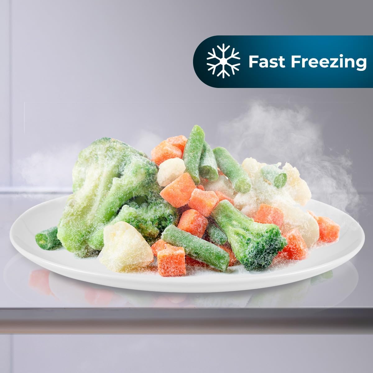 Cecotec - Bolero CoolMarket Combi - 200x60cm - 356L, No Frost, Multi Air Flow, basse conso