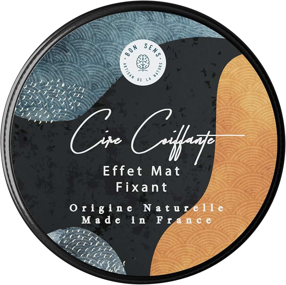Cire pour cheveux homme - coiffante naturelle 45g - Fabriquée France