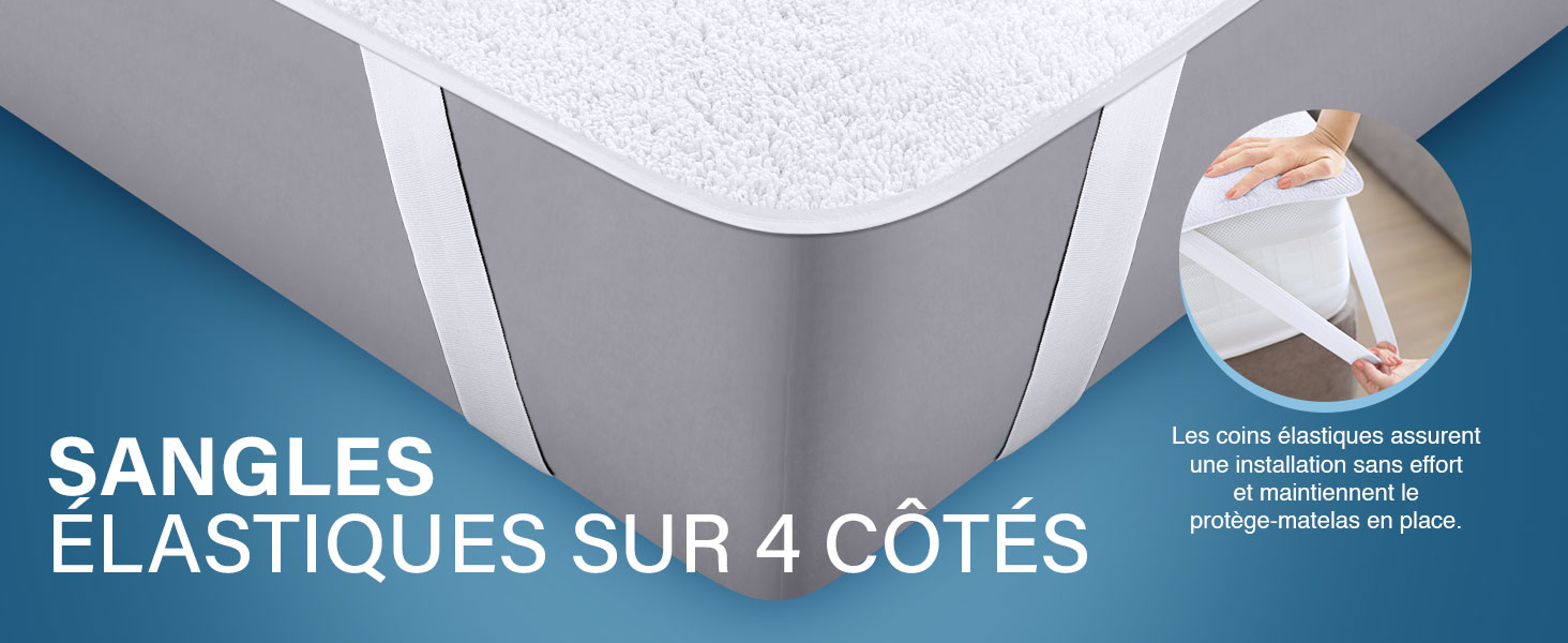 le matelas est un lit avec un sommier blanc et un sommier en mousse blanche.