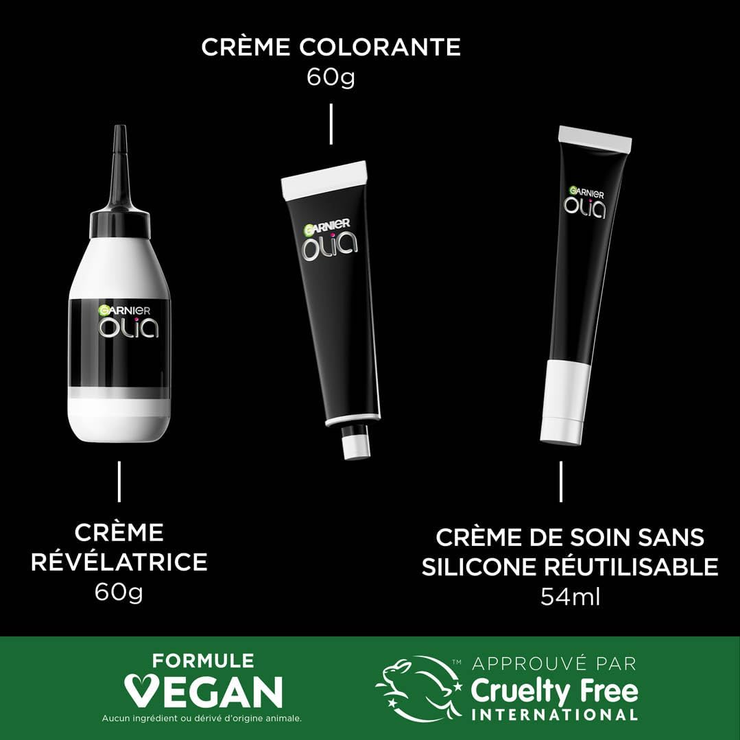 Garnier - Olia coloration cheveux - sans ammoniaque - 6.66 carmin éclatant