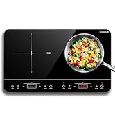 GASLAND Chef IH60BT Double Plaque de Cuisson à Induction, 3500W Plaque de Cuisson à Induction 2 P...