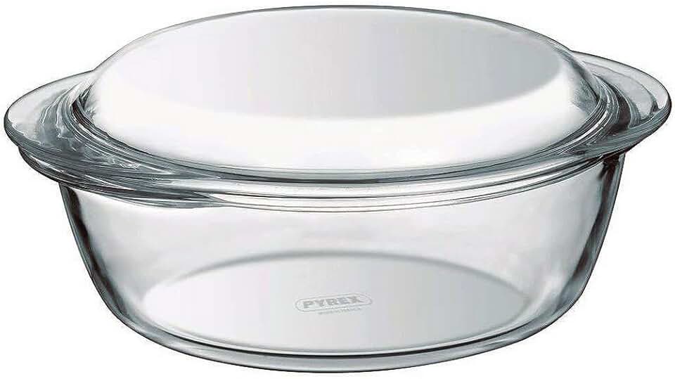 Pyrex - Cocotte ronde Classic - 3,2 L - compatible four et lave-vaisselle