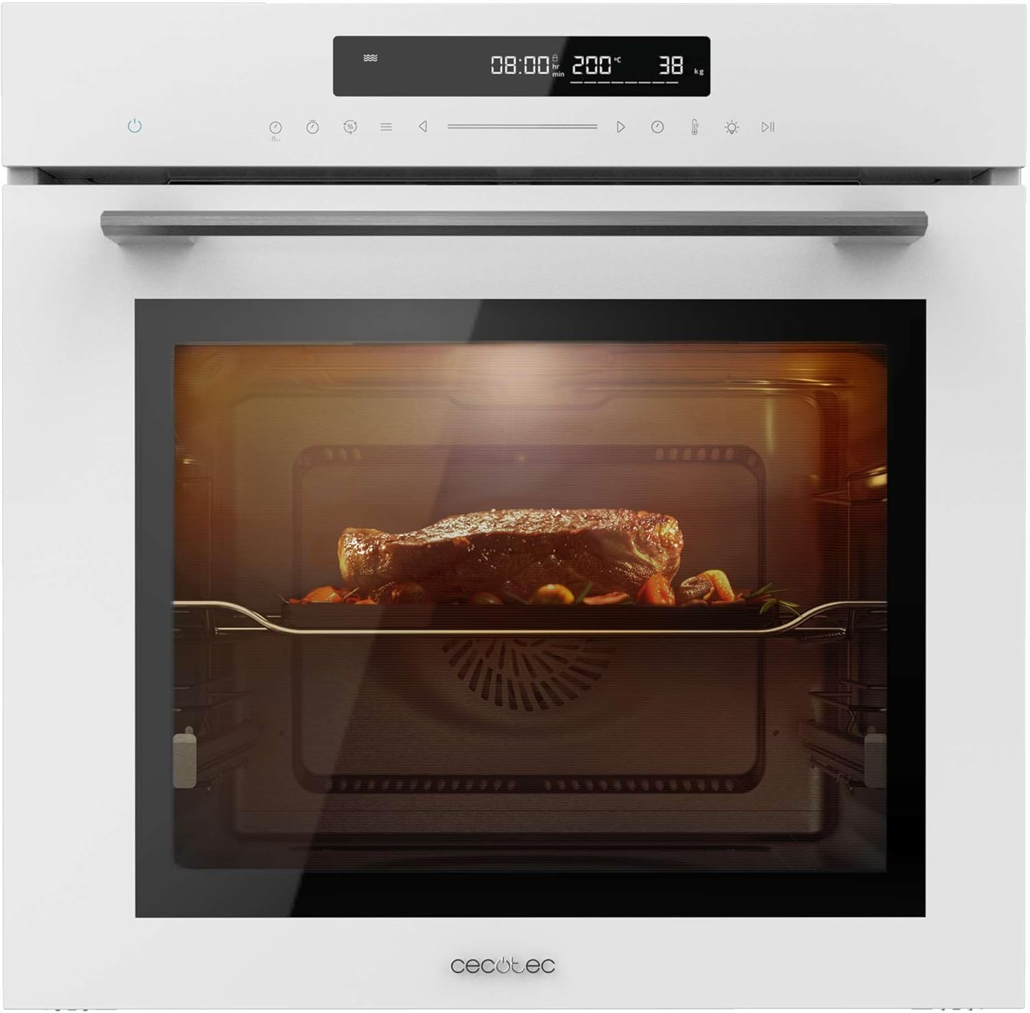 Cecotec - Bolero Hexa série - 60cm - 72L, 12 fonctions, Steam Assist, SM406000