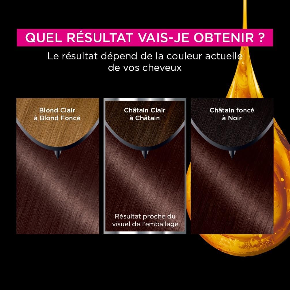 Garnier - Olia coloration sans ammoniaque - huiles fleurs - 4.15