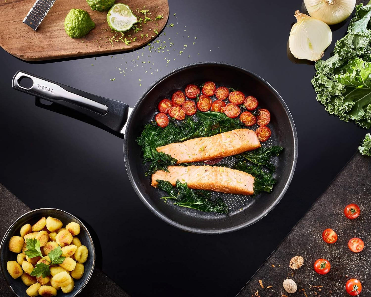 Tefal - Emotion série - 30 cm - poêle antiadhésive, poignée robuste, garantie 10 ans, E3000704