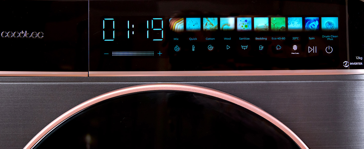 cecotec lave-linge, lave-linge, lave-linge automatique cecotec, lave-linge smart