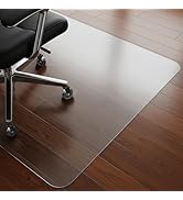 COSYLAND Protecteur de sol pour chaise à roulettes, tapis transparent haute clarté 120 x 1