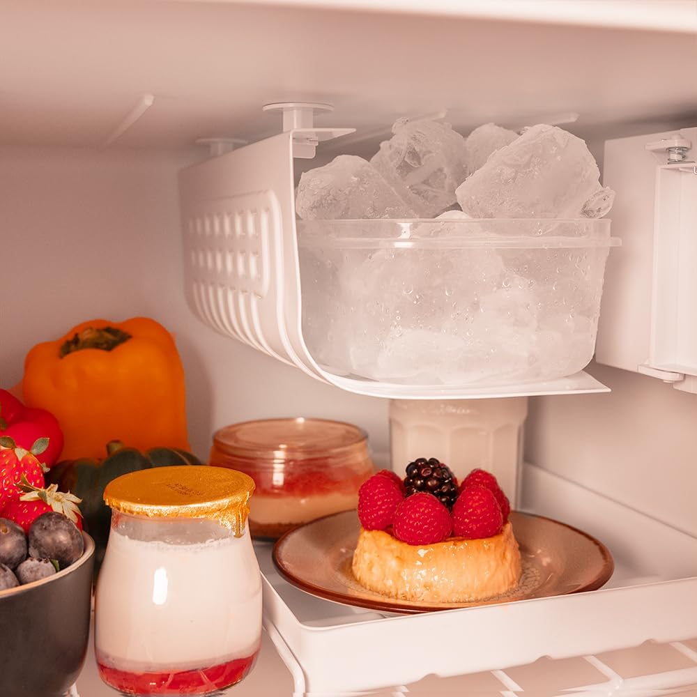 Cecotec - Bolero CoolMarket TT Origin - 55x44,7cm - mini frigo, classe E, bac à glace, poignée chromée