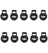 Aeuezxx Bouchon de Cordon, 10 Pcs Bouchon de Cordon en Plastique, 17mm Verrouillage de Cordon de ...