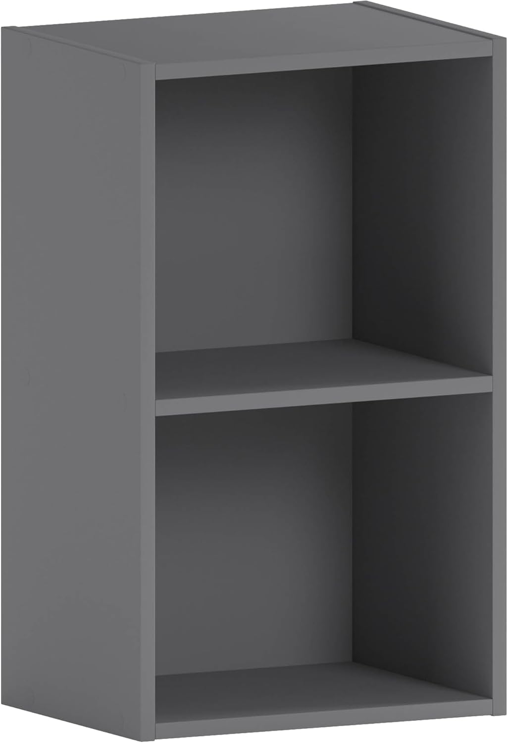 Vida Designs - Oxford 2 niveaux - 54x32x24cm - Bibliothèque moderne, gris