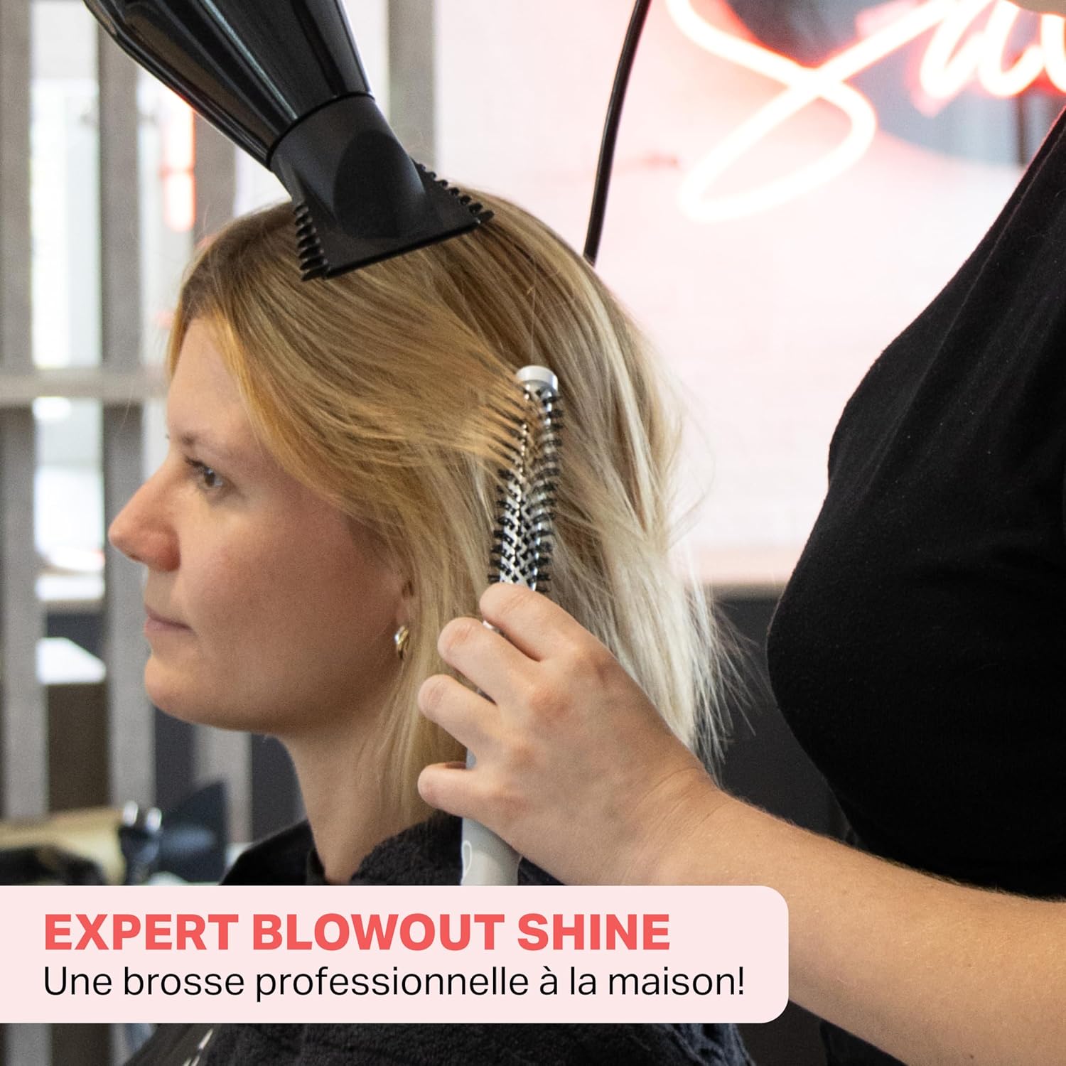 Olivia Garden - Expert Blowout Shine - ronde céramique antistatique - brushing brillant sans frisottis